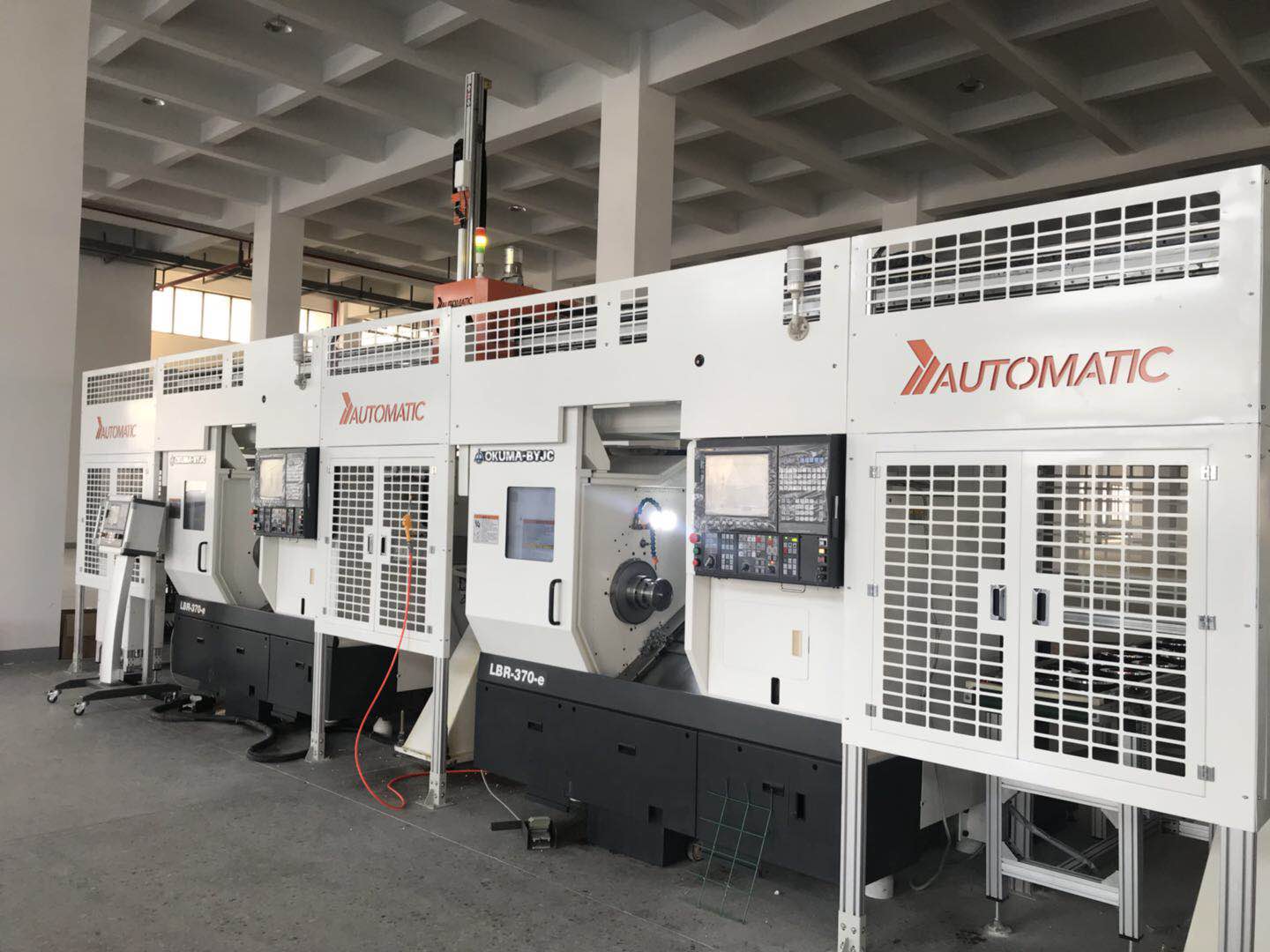 automatic line for endshield machining-OKUMA